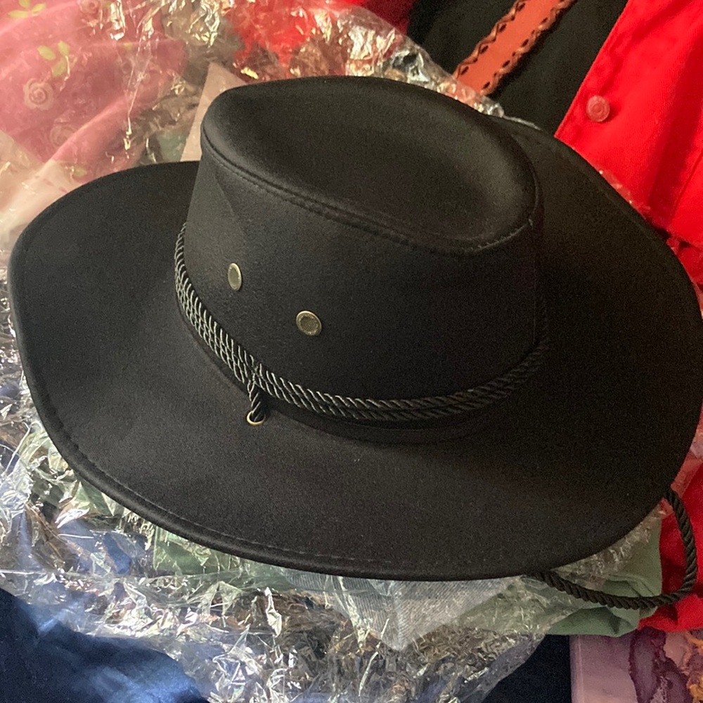 Shein Black Cowboy Hat